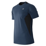New Balance Men'sCore 5K Run Tech Top Gravity with Black Q72u8996